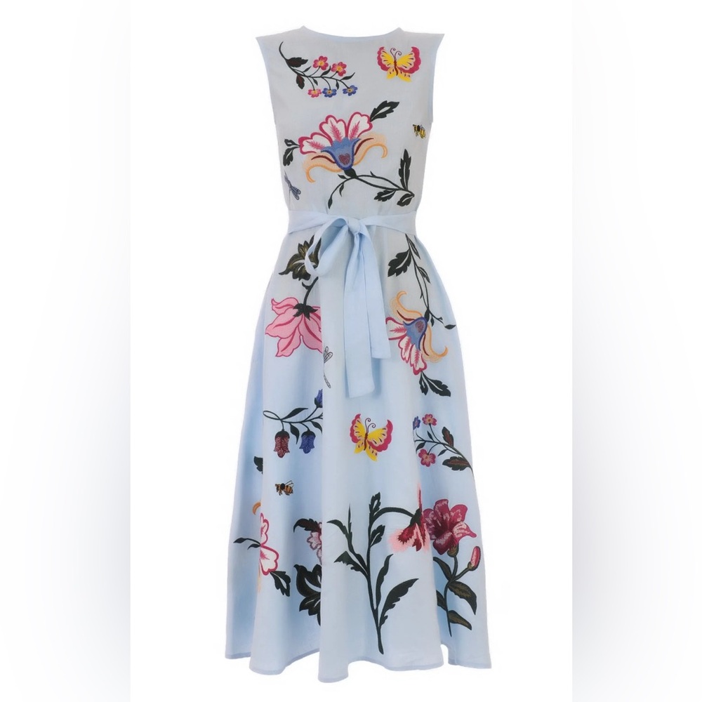 FANM MON
GLORIOSA EMBROIDERED MIDI DRESS M